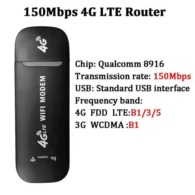 150Mbps 4G LTE USB Modem